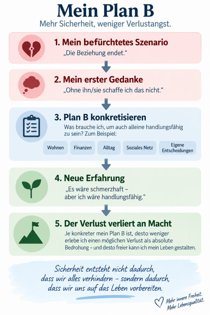 Einen Plan B erstellen.